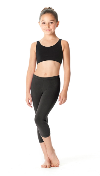 Brushed Cotton Capri Dance Leggings LUB234C by Lulli Dancewear
