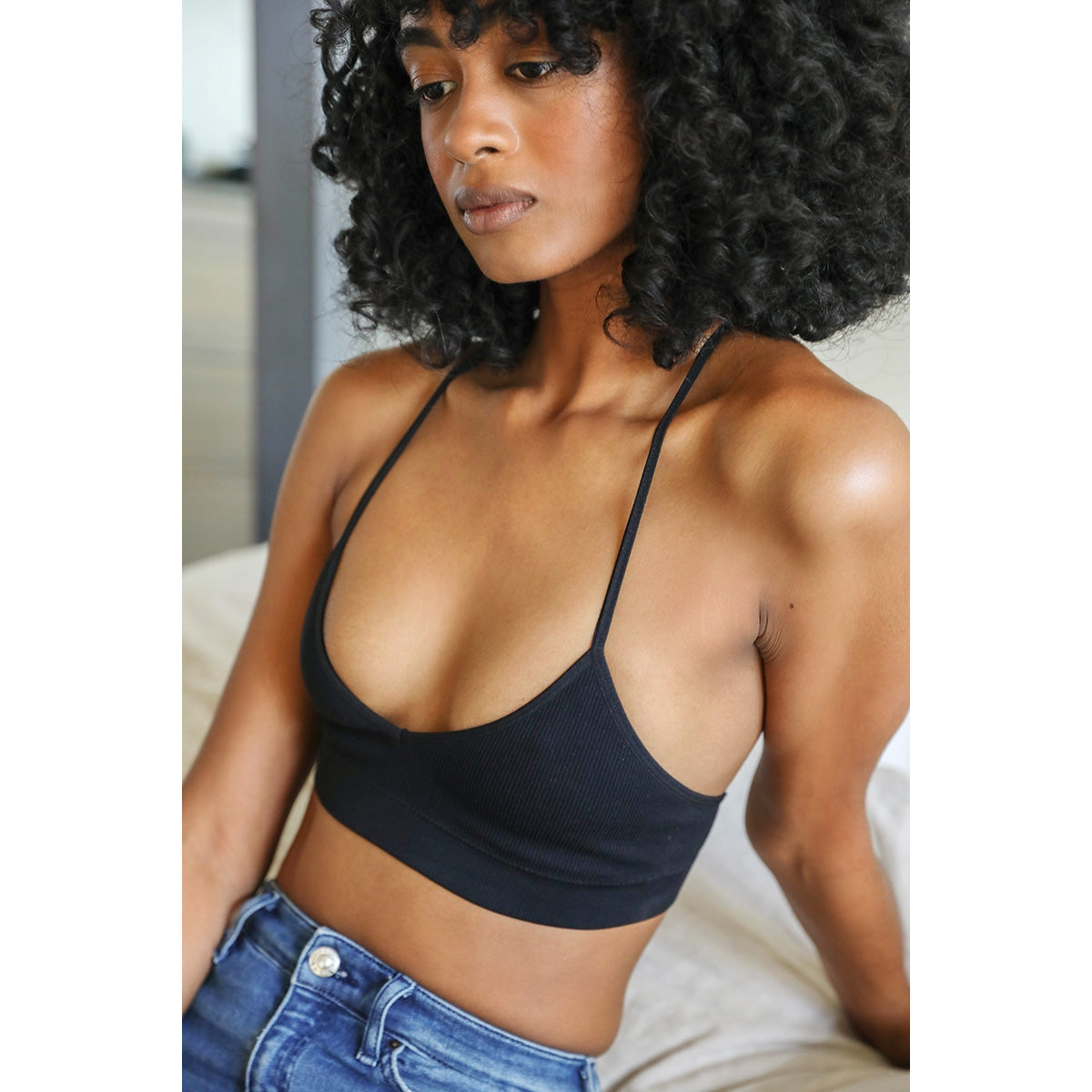 Flower Bloom Tattoo Mesh Bralette