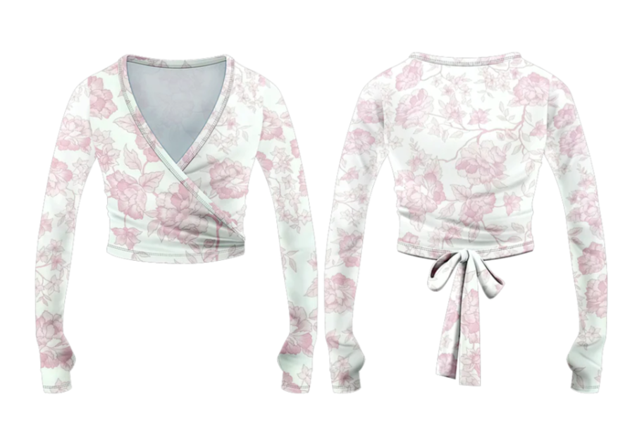 Velvet Crossover Wrap by Danse de Paris