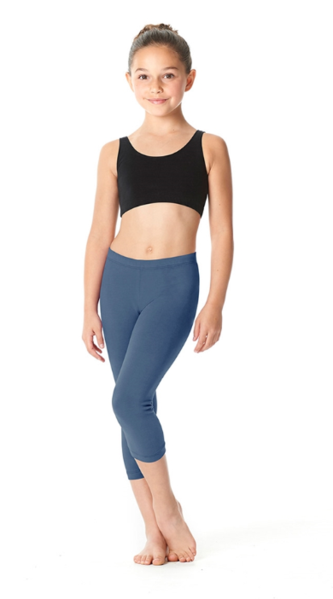 Brushed Cotton Capri Dance Leggings LUB234C by Lulli Dancewear