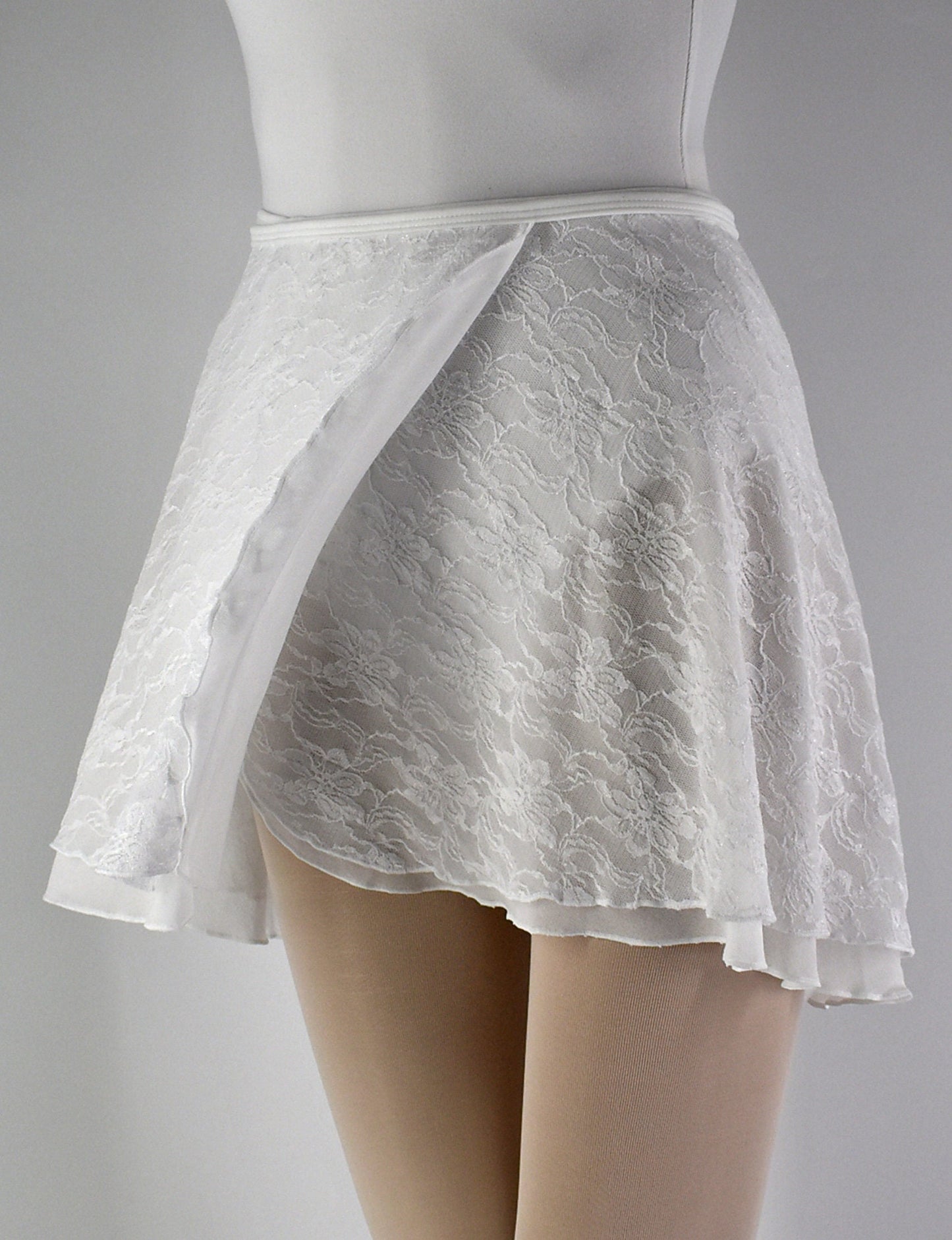 Diane Lace Reversible 2 in 1 Skirt by AK Dancewear