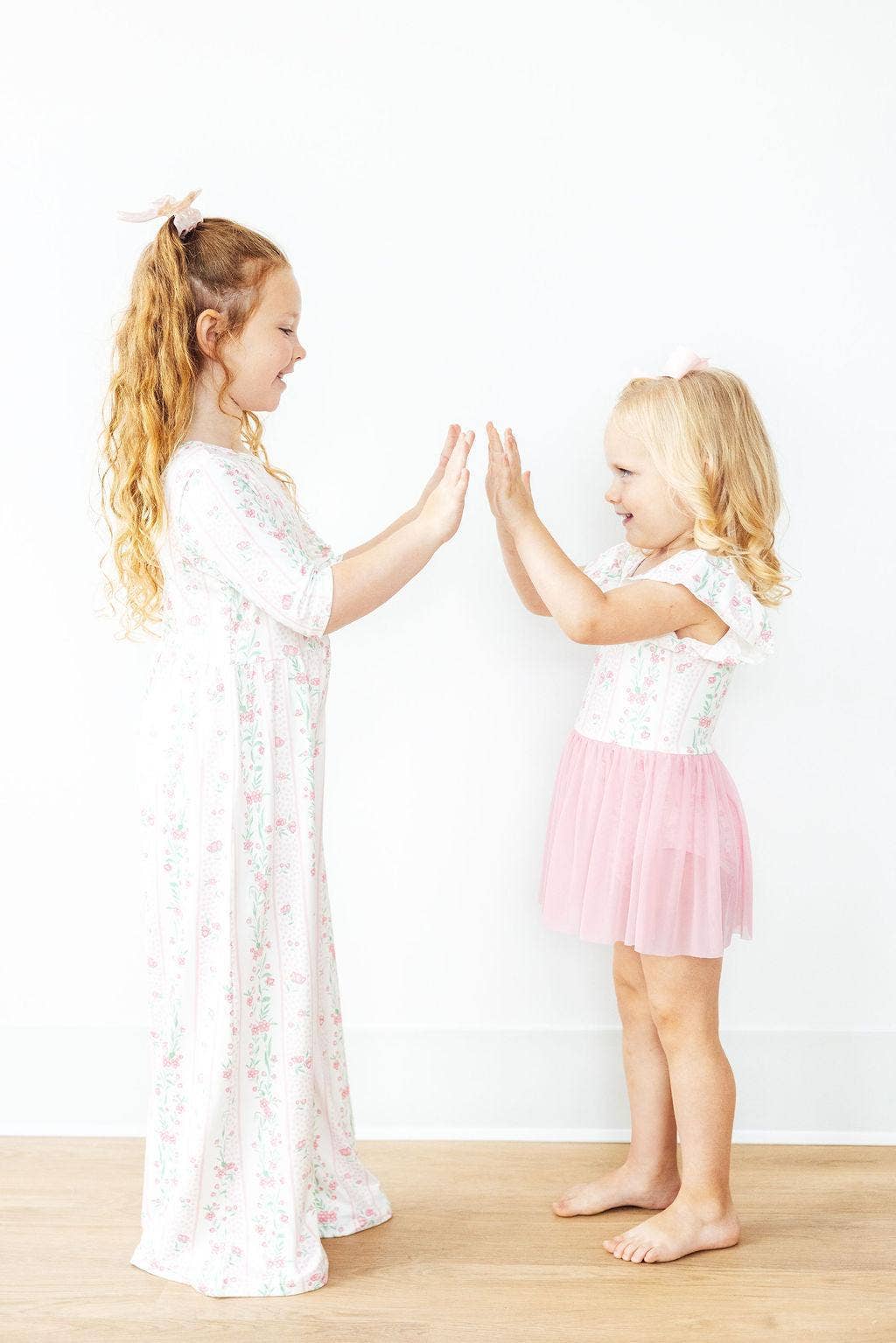 Fancy Florals S/S Twirl Leotard by Mila & Rose