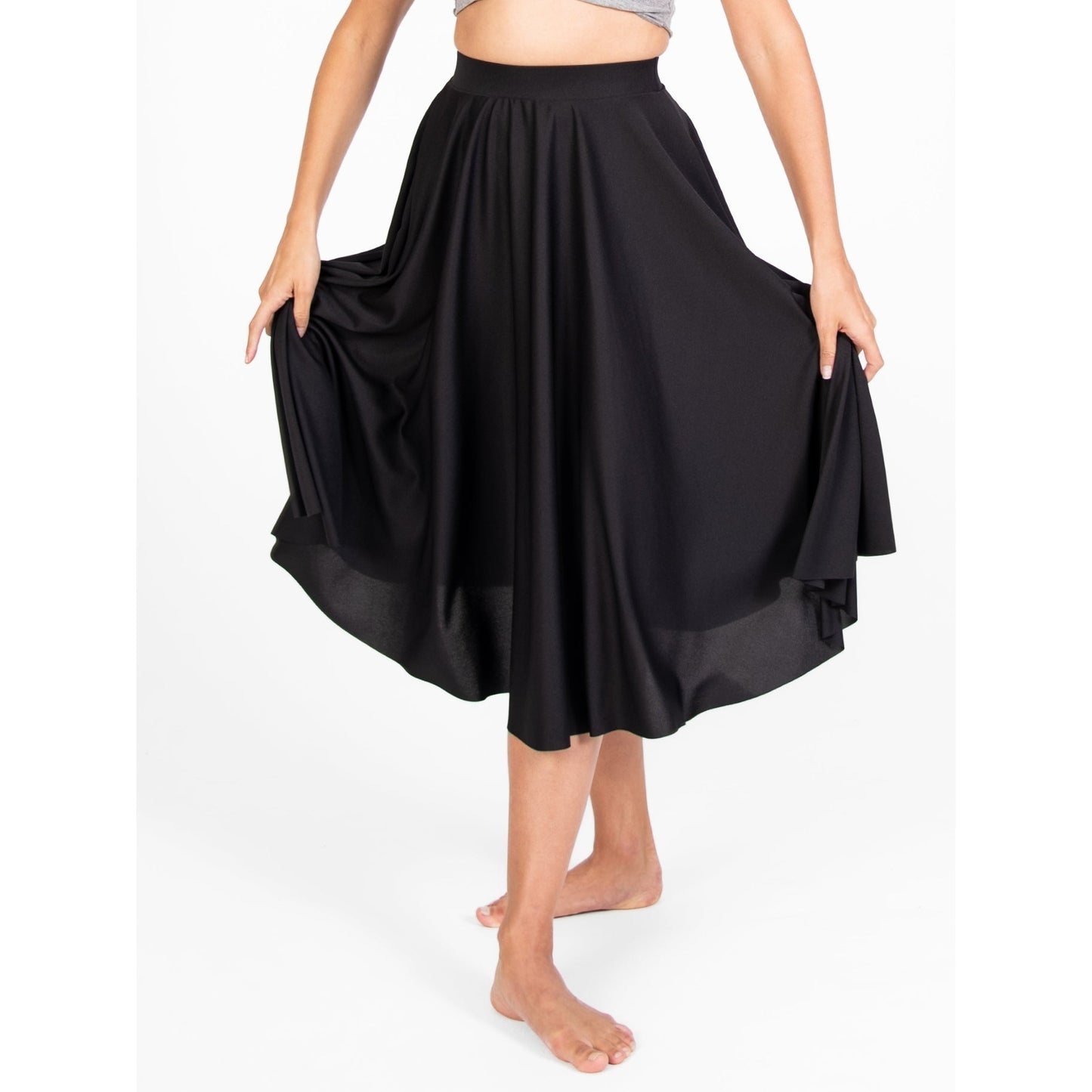 Character Dance Below-The-Knee Circle Skirt by Body Wrappers