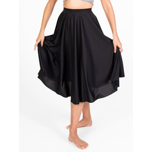 Character Dance Below-The-Knee Circle Skirt by Body Wrappers