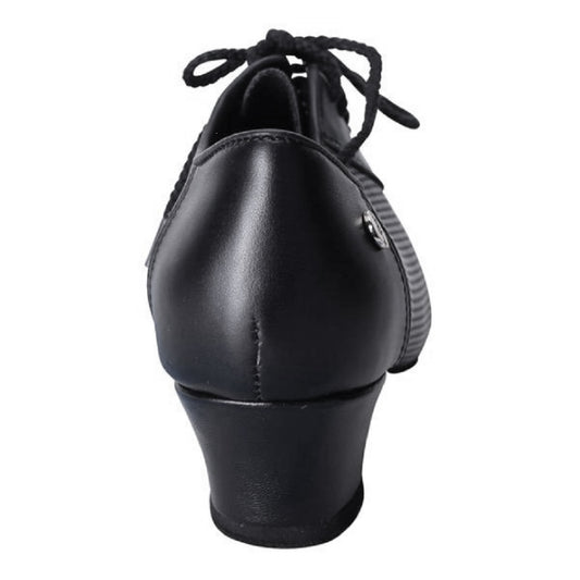 AMD Works 1001 Women's Full Sole Ballroom Practice Shoes with 1.5" Heel