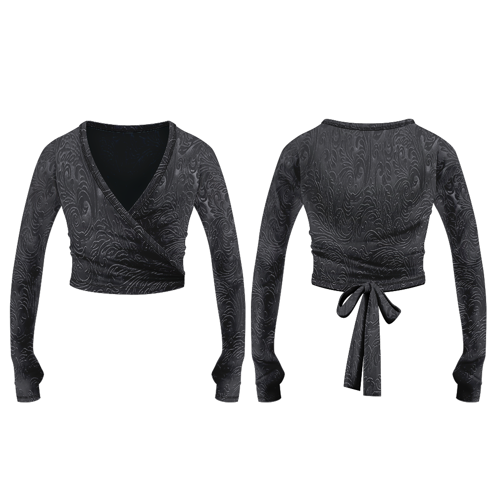 Velvet Crossover Wrap by Danse de Paris