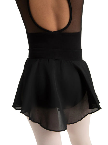 Pull On Skirt Georgette - Girls N9635C by Capezio