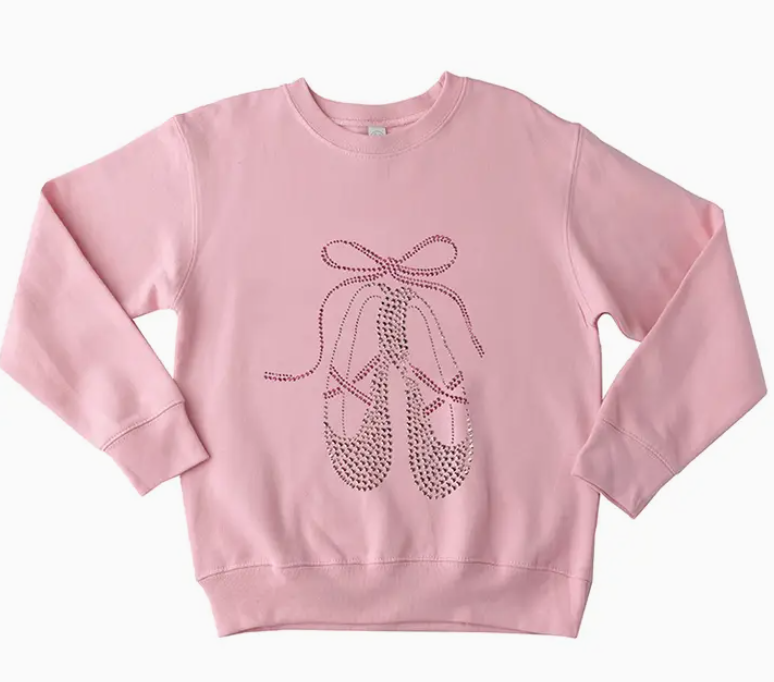 Jewel Studded Ballet Sweater by Sparkle Sisters