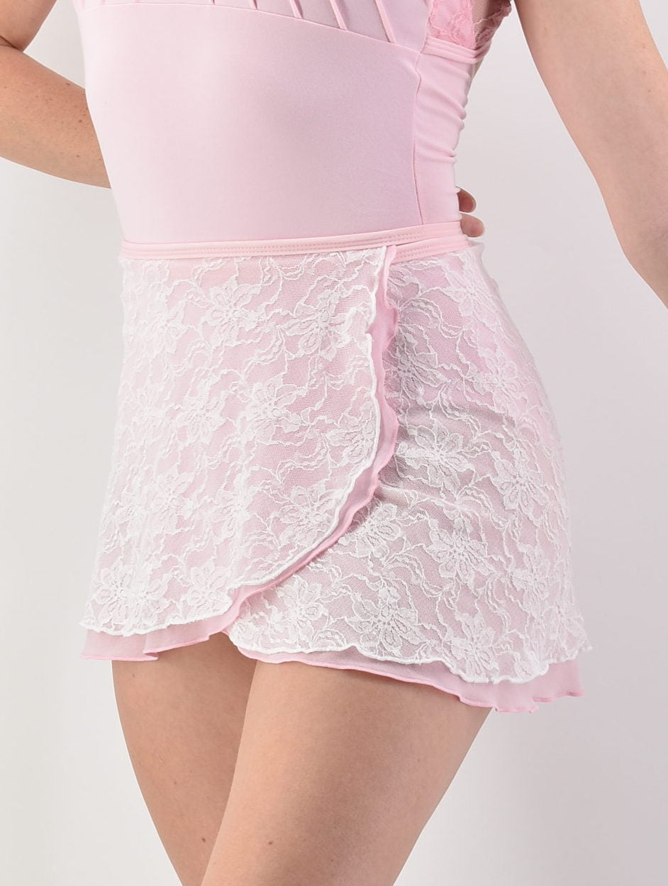 Diane Lace Reversible 2 in 1 Skirt by AK Dancewear
