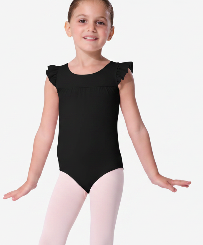 Sheer Ruffles Leotard CB103C by Capezio
