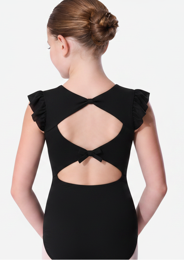Sheer Ruffles Leotard CB103C by Capezio