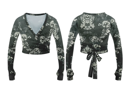 Velvet Crossover Wrap by Danse de Paris