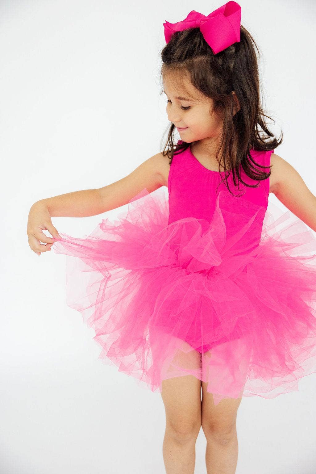 Hot Pink Tank Tutu Leotard by Mila & Rose