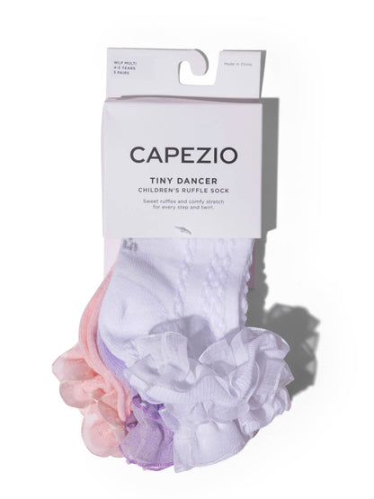 Children's Ruffle Sock (3-Pack) BG105C by Capezio