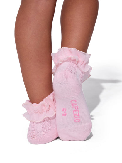 Children's Ruffle Sock (3-Pack) BG105C by Capezio