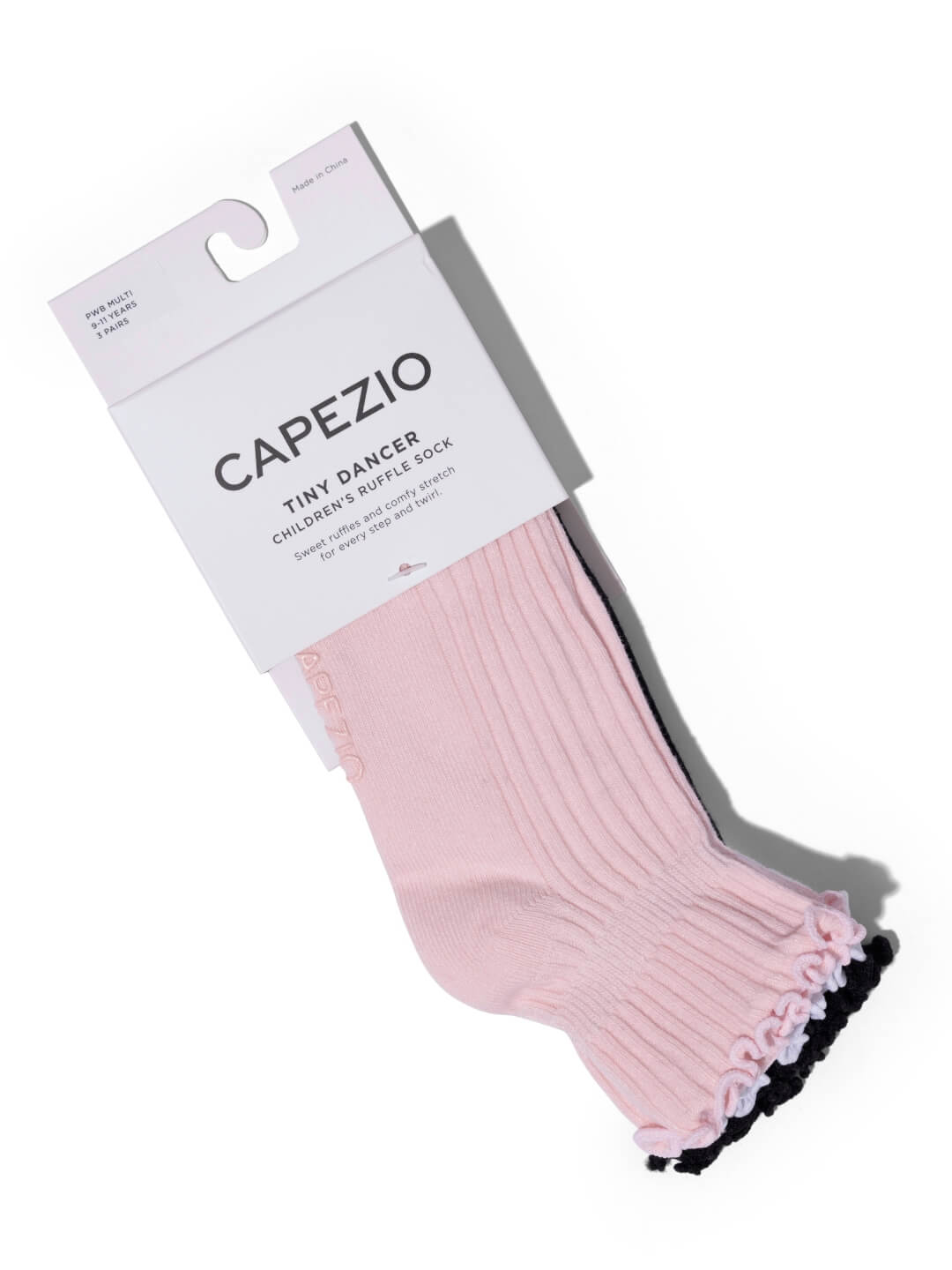 Children's Scalloped Edge Sock (3-Pack) BG107C by Capezio