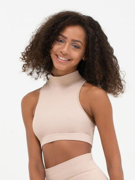 Seamless Ribbed Crop Top 11375W by Capezio