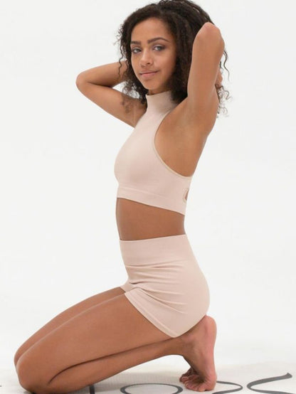 Seamless Ribbed Crop Top 11375W by Capezio