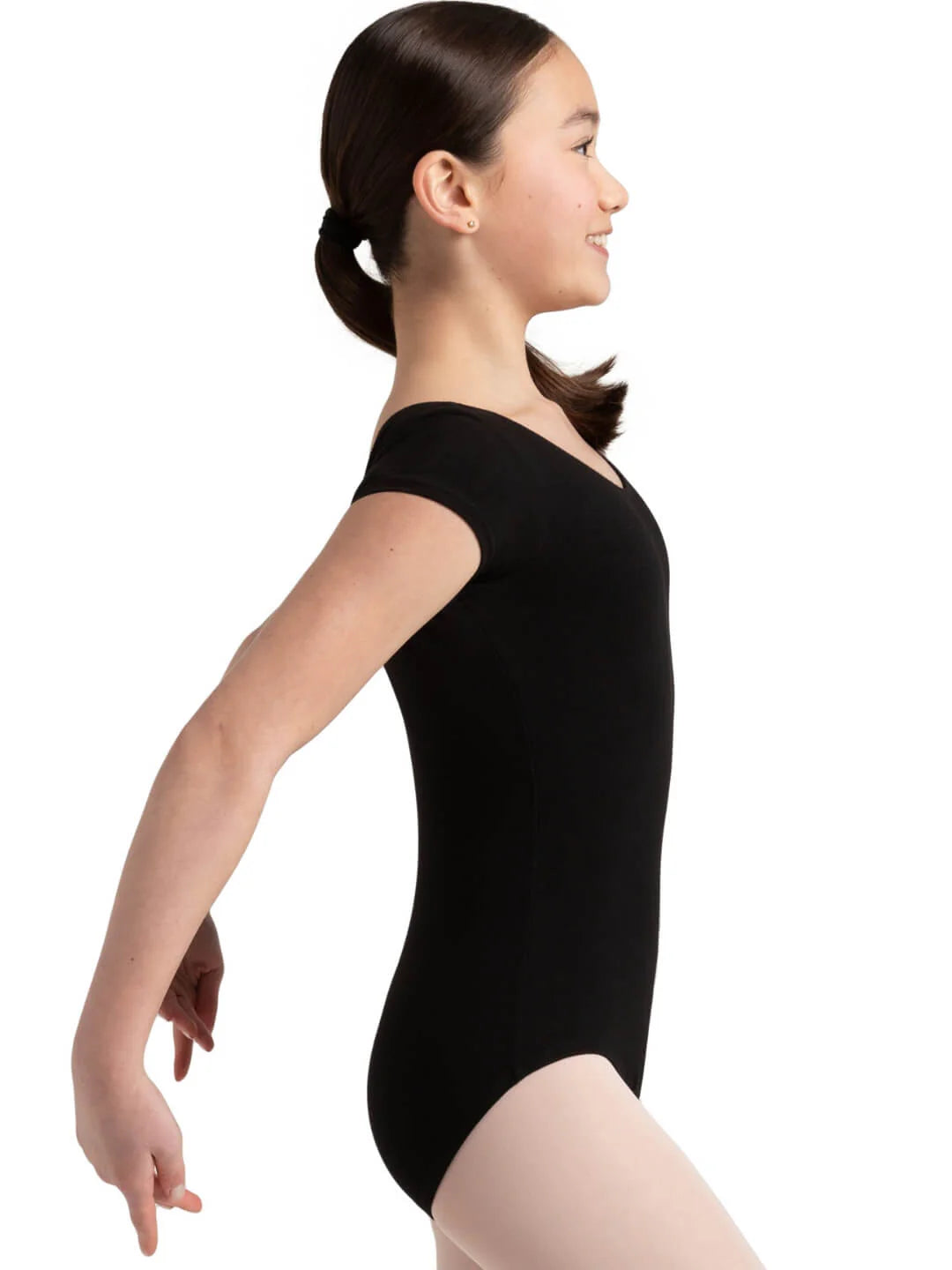 Short Sleeve Leotard - Girls CC400C by Capezio