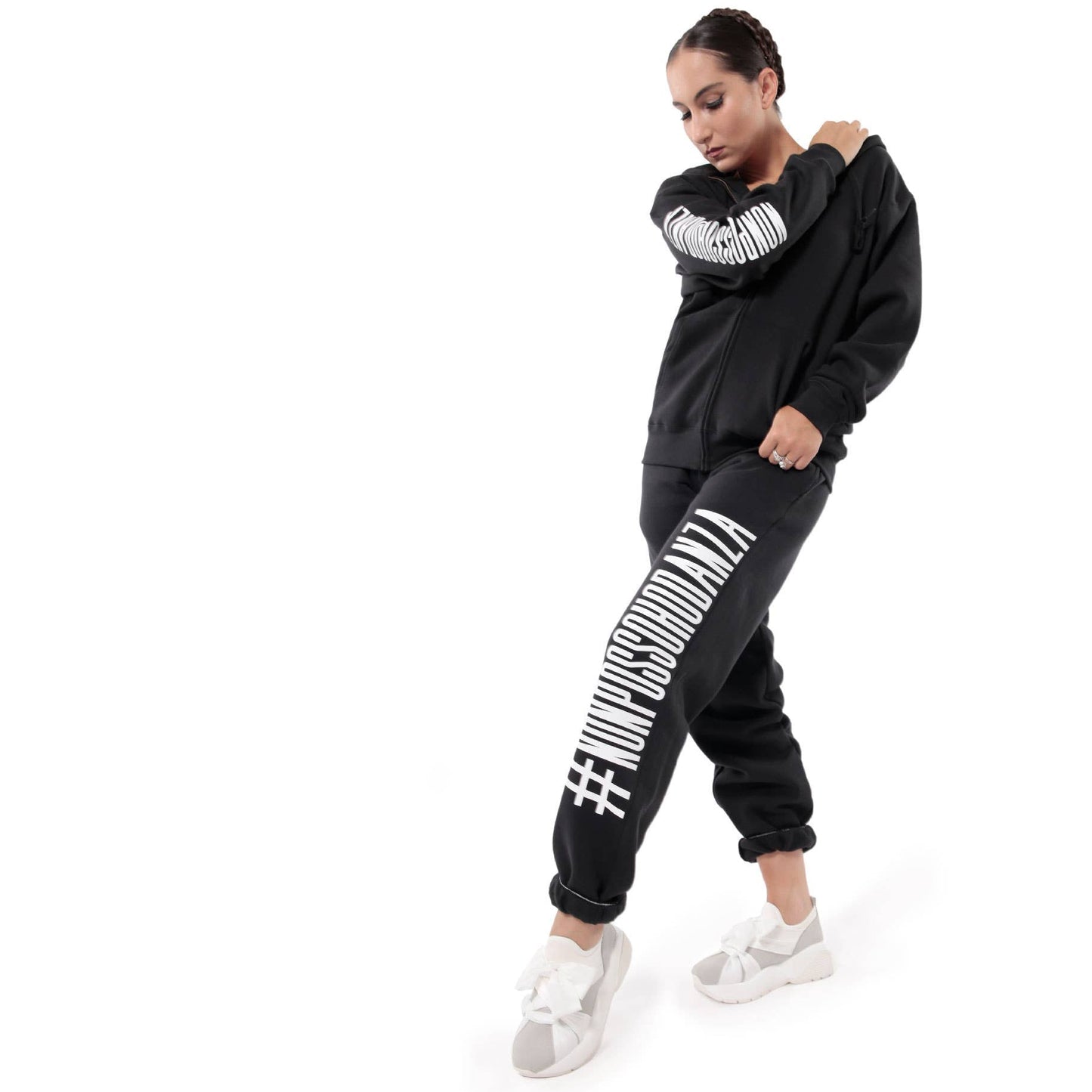 Alvin Black Hashtag Pants by  Non Posso, Ho Danza