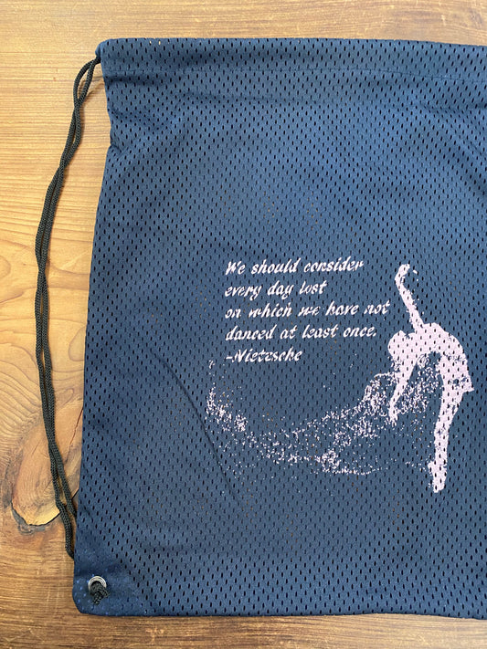 Pointe Shoe Mesh Bag: Nietzsche