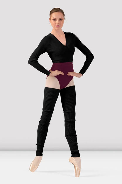 Ladies Celeste Knit Wrap Top Z30018 by Bloch