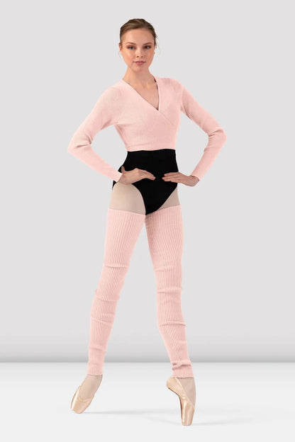 Ladies Celeste Knit Wrap Top Z30018 by Bloch